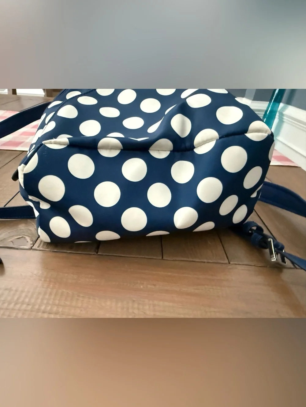 Kate Spade Navy Polka Dot Backpack